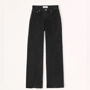 Abercrombie Curve Love High Rise 90s Relaxed Jean 25 short